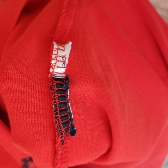 Tommy Hilfiger Women's Red Sleeveless Tie Waist Sheath Dress Small - Picture 7 of 7